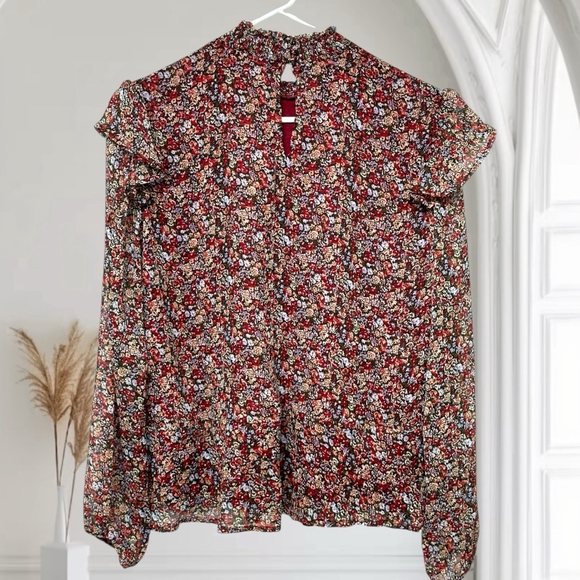 241 - ONLY Neon & Nylon Blouse Floral - Picture 7 of 14